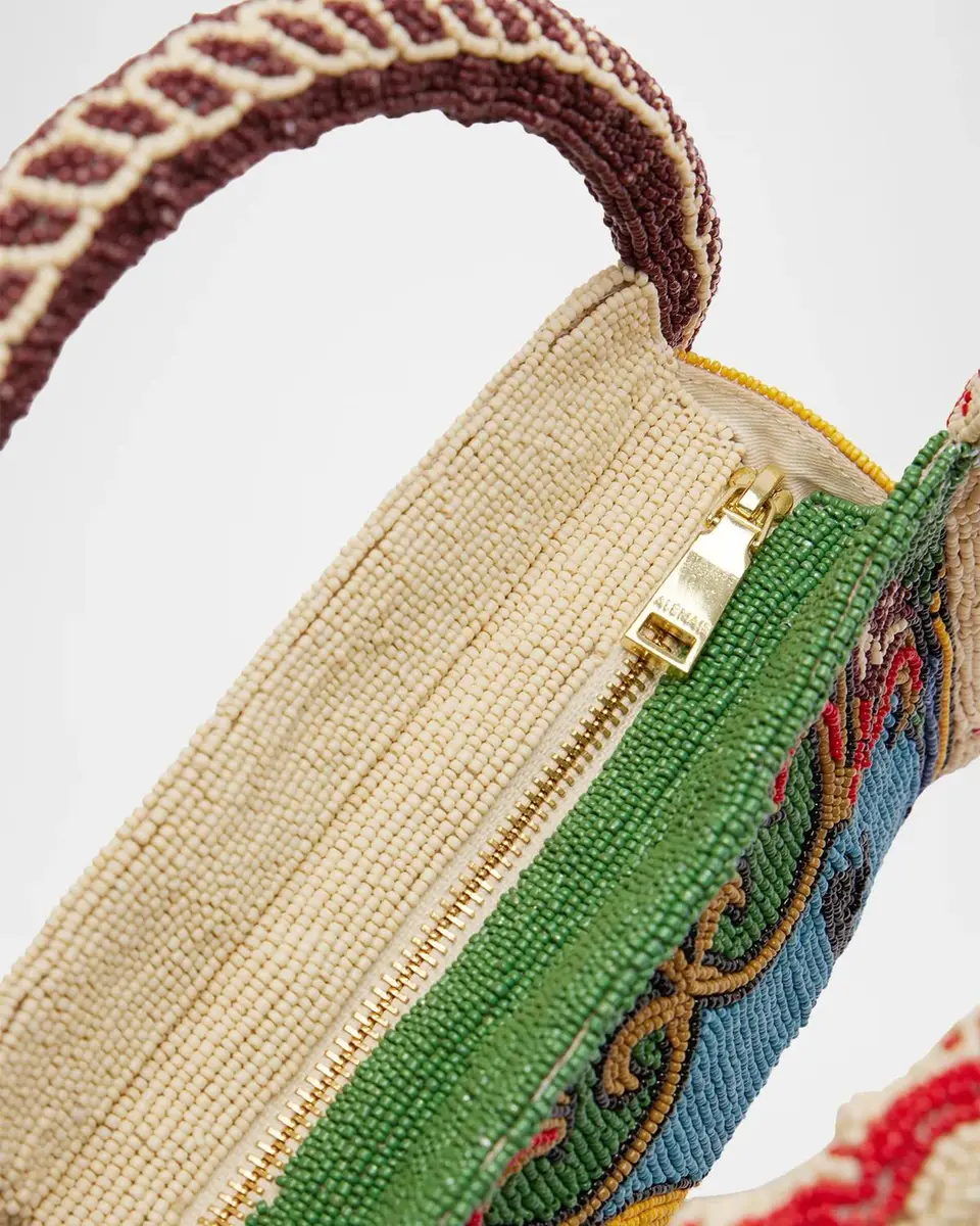 ALÉMAIS Ace Beaded Barrel Top-Handle Bag | Thumbnail 4 ALÉMAIS Ace Beaded Barrel Top-Handle Bag | Thumbnail 4