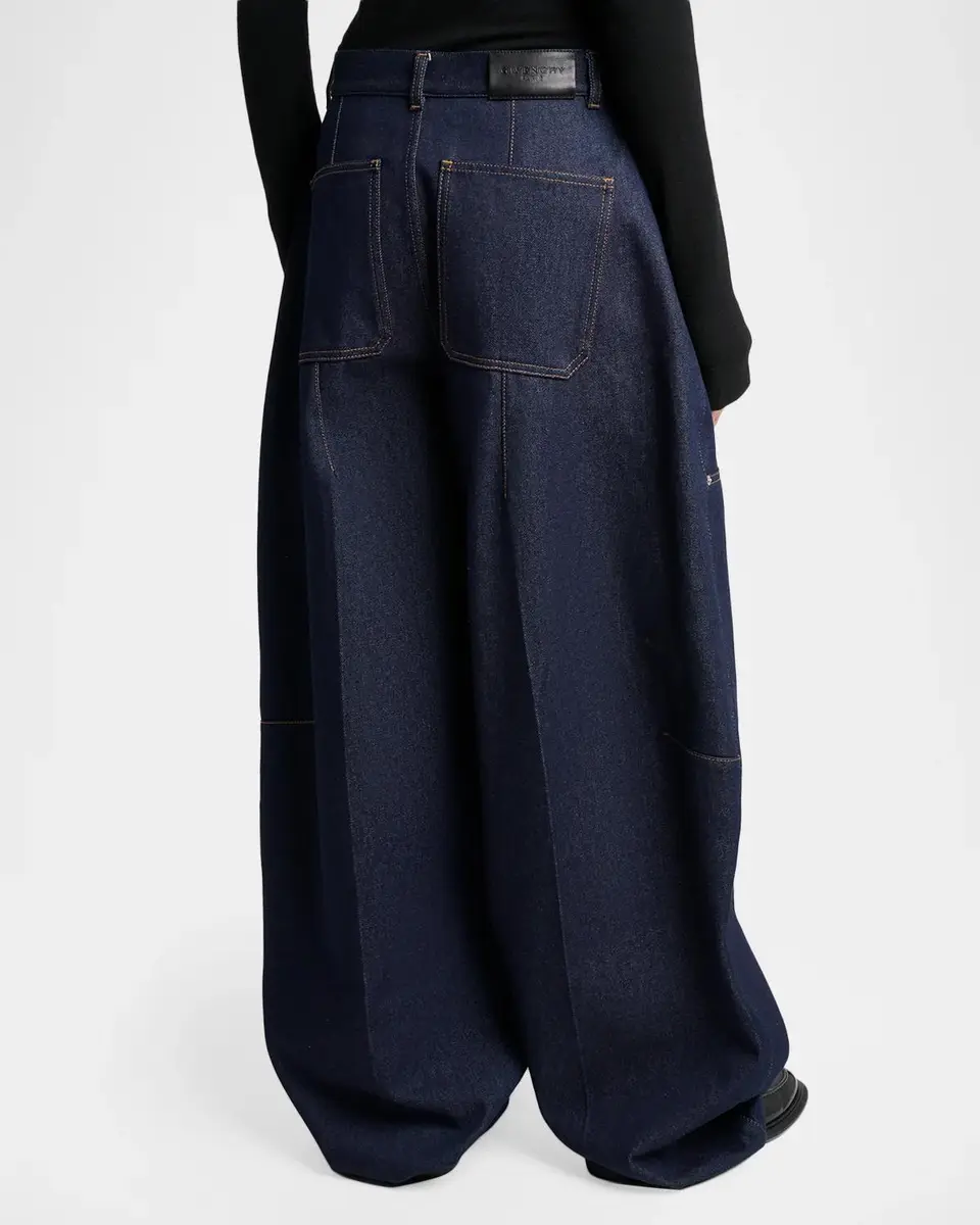 Givenchy Raw Denim Balloon Barrel-Leg Jeans | Thumbnail 3 Givenchy Raw Denim Balloon Barrel-Leg Jeans | Thumbnail 3
