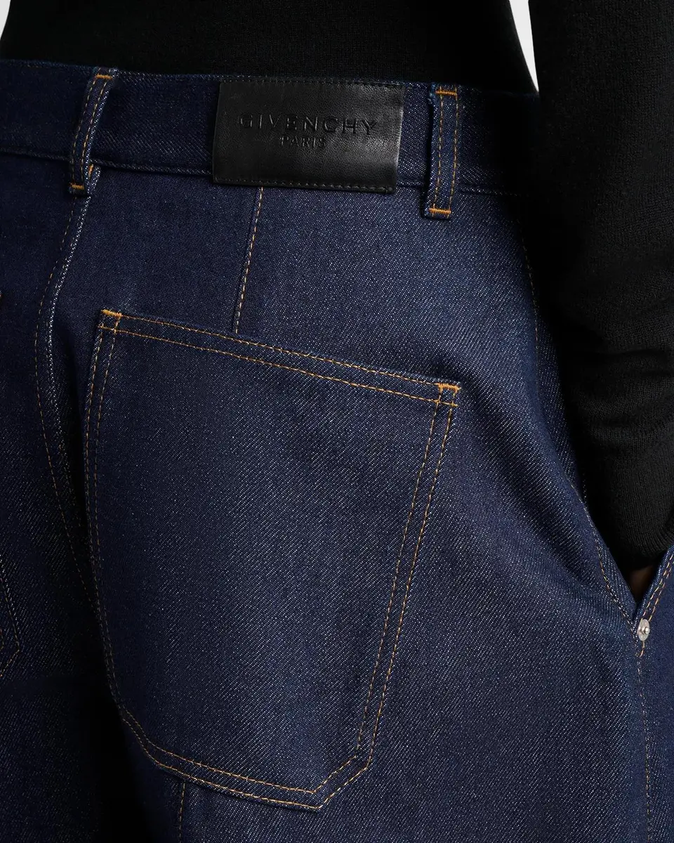 Givenchy Raw Denim Balloon Barrel-Leg Jeans | Thumbnail 5 Givenchy Raw Denim Balloon Barrel-Leg Jeans | Thumbnail 5