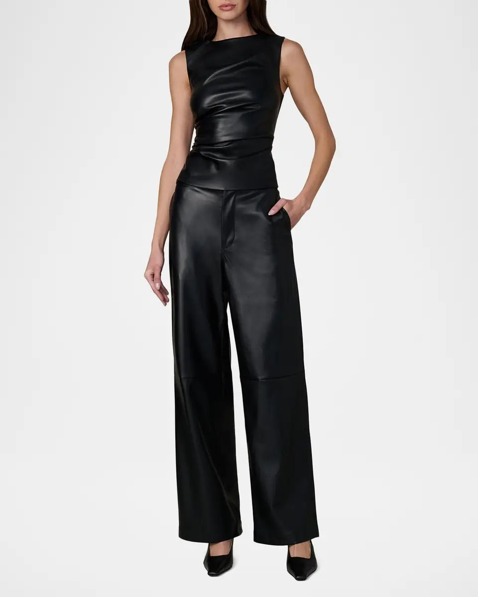 Joe's Jeans The Meg Faux Leather Top | Thumbnail 2 Joe's Jeans The Meg Faux Leather Top | Thumbnail 2