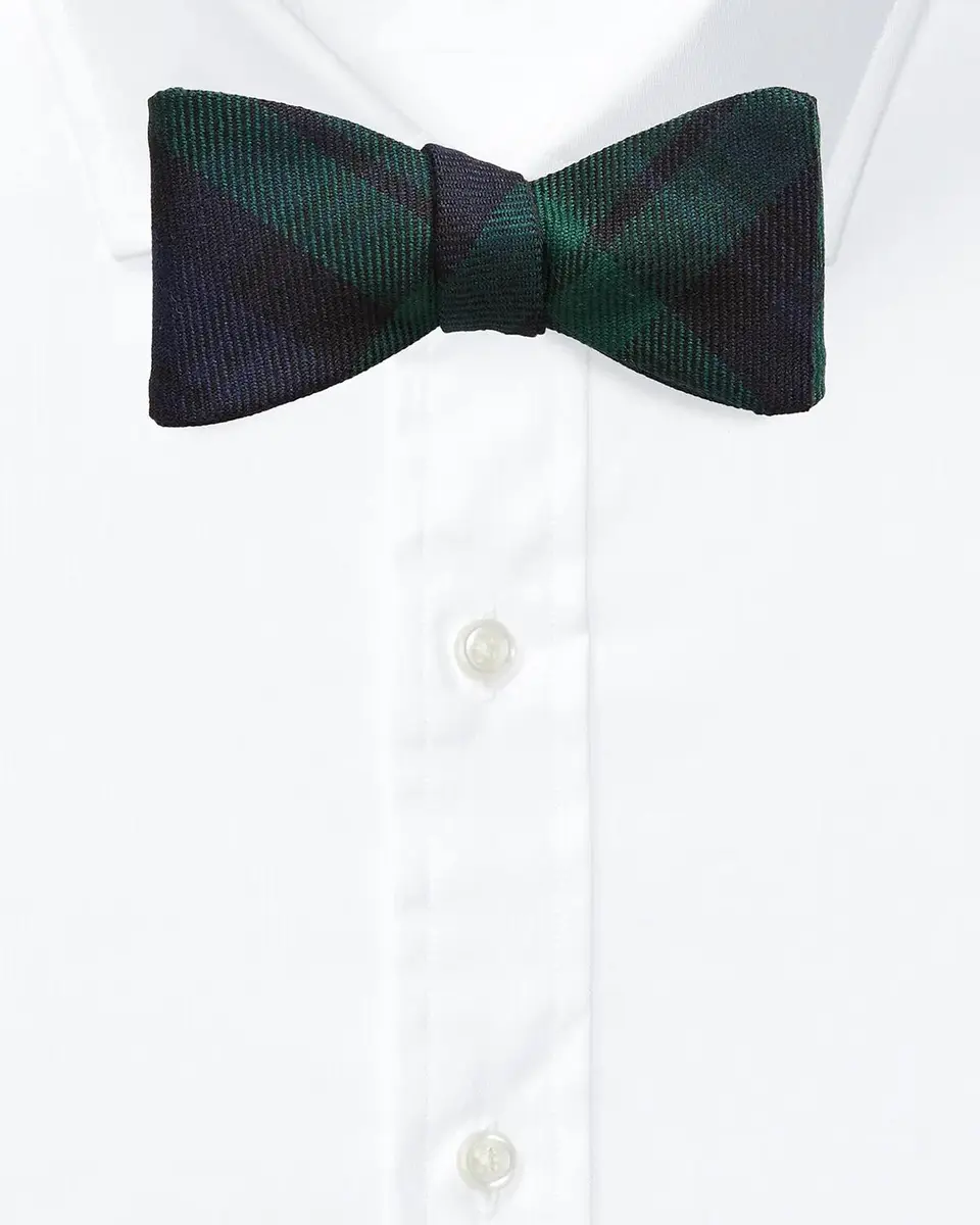 Polo Ralph Lauren Men's Tartan Wool Bow Tie | Thumbnail 2