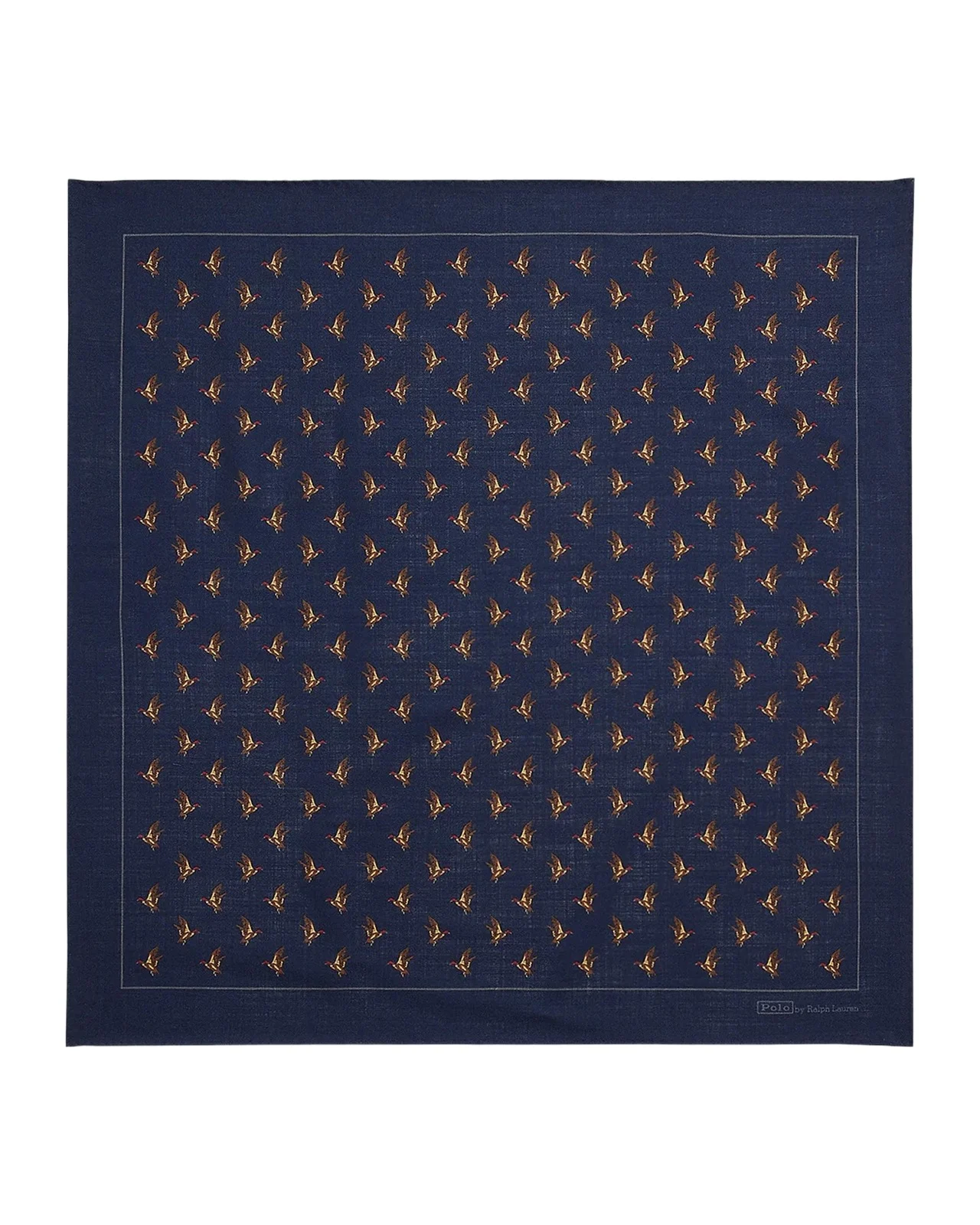 Polo Ralph Lauren Men's Duck-Print Wool Challis Bandanna