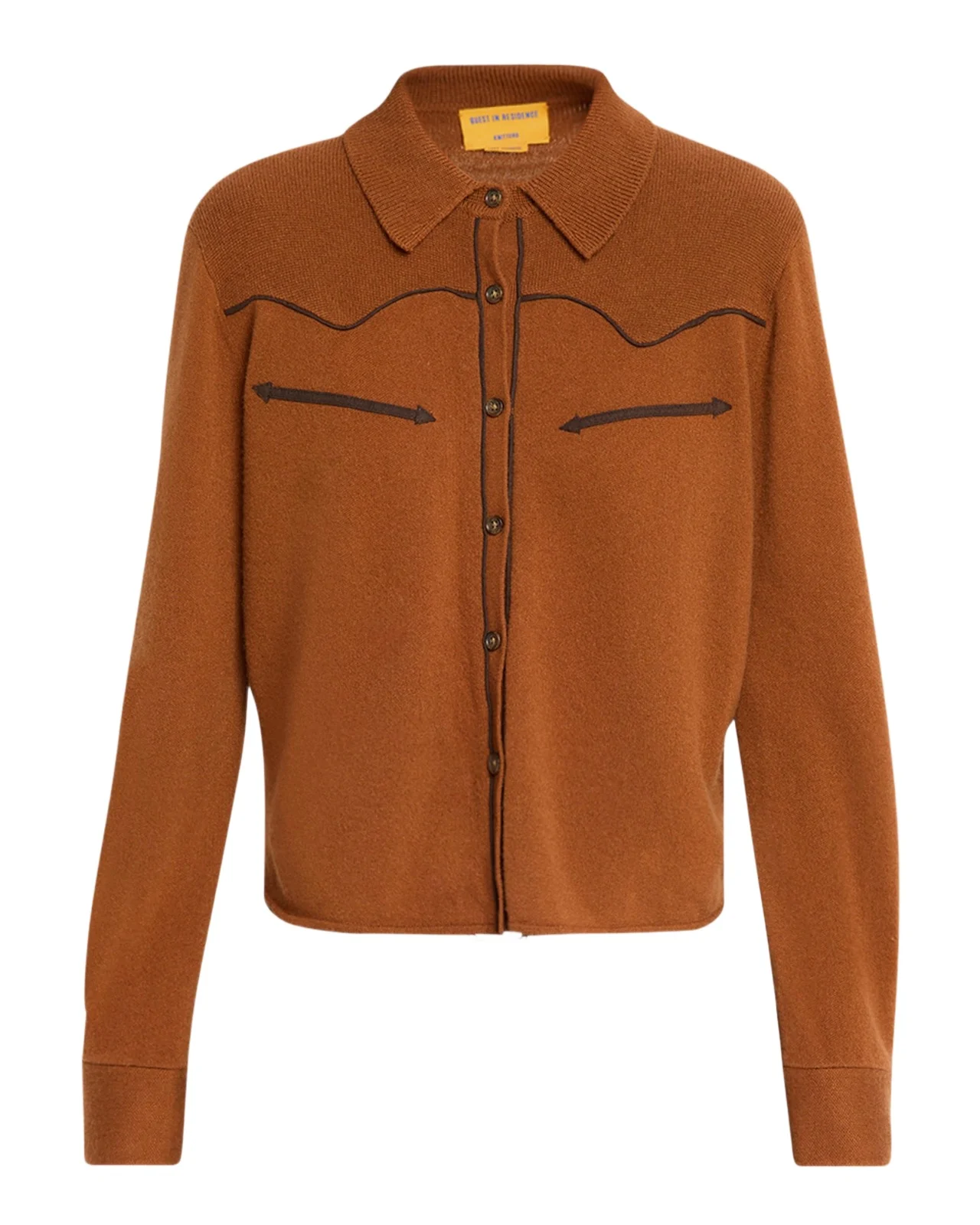 Cashmere Crop Western Shirt Cashmere Crop Western Shirt