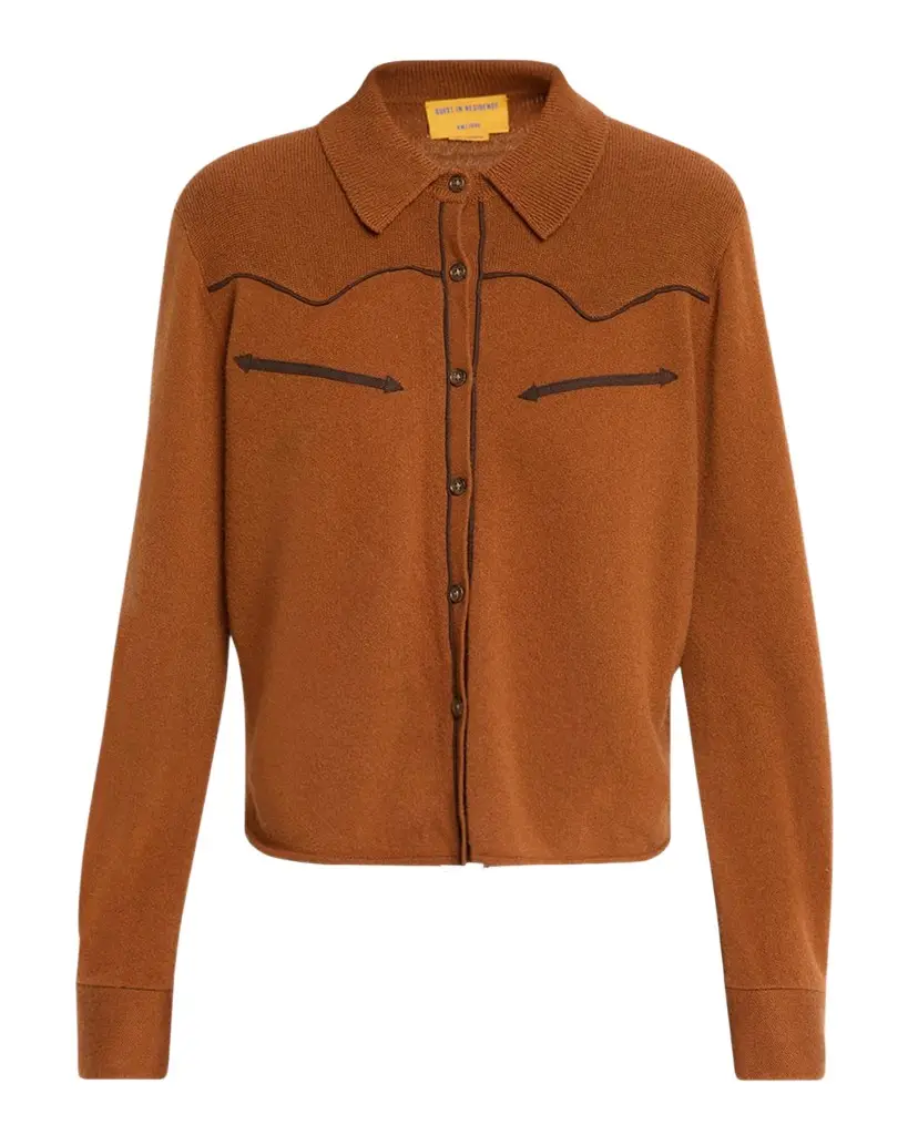 Cashmere Crop Western Shirt Cashmere Crop Western Shirt
