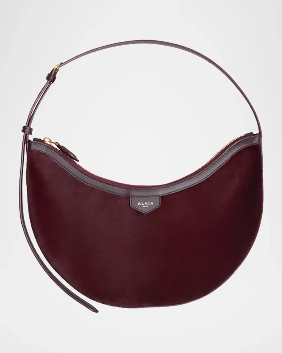 Alaïa One Piece Demi-Lune Calf-Hair Bag | Thumbnail 2 Alaïa One Piece Demi-Lune Calf-Hair Bag | Thumbnail 2