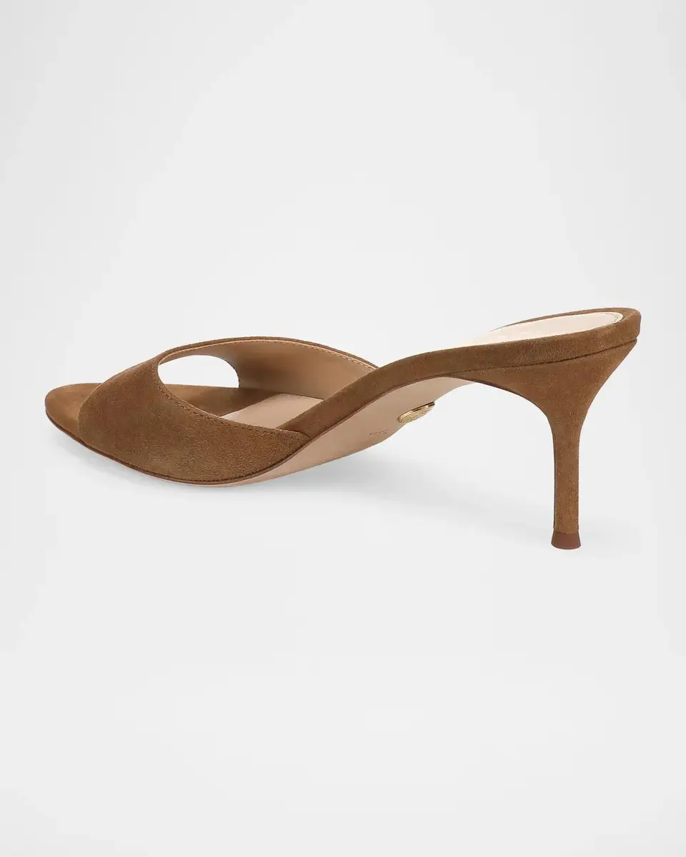 Veronica Beard 65mm Tia Suede Mule Sandals | Thumbnail 3 Veronica Beard 65mm Tia Suede Mule Sandals | Thumbnail 3