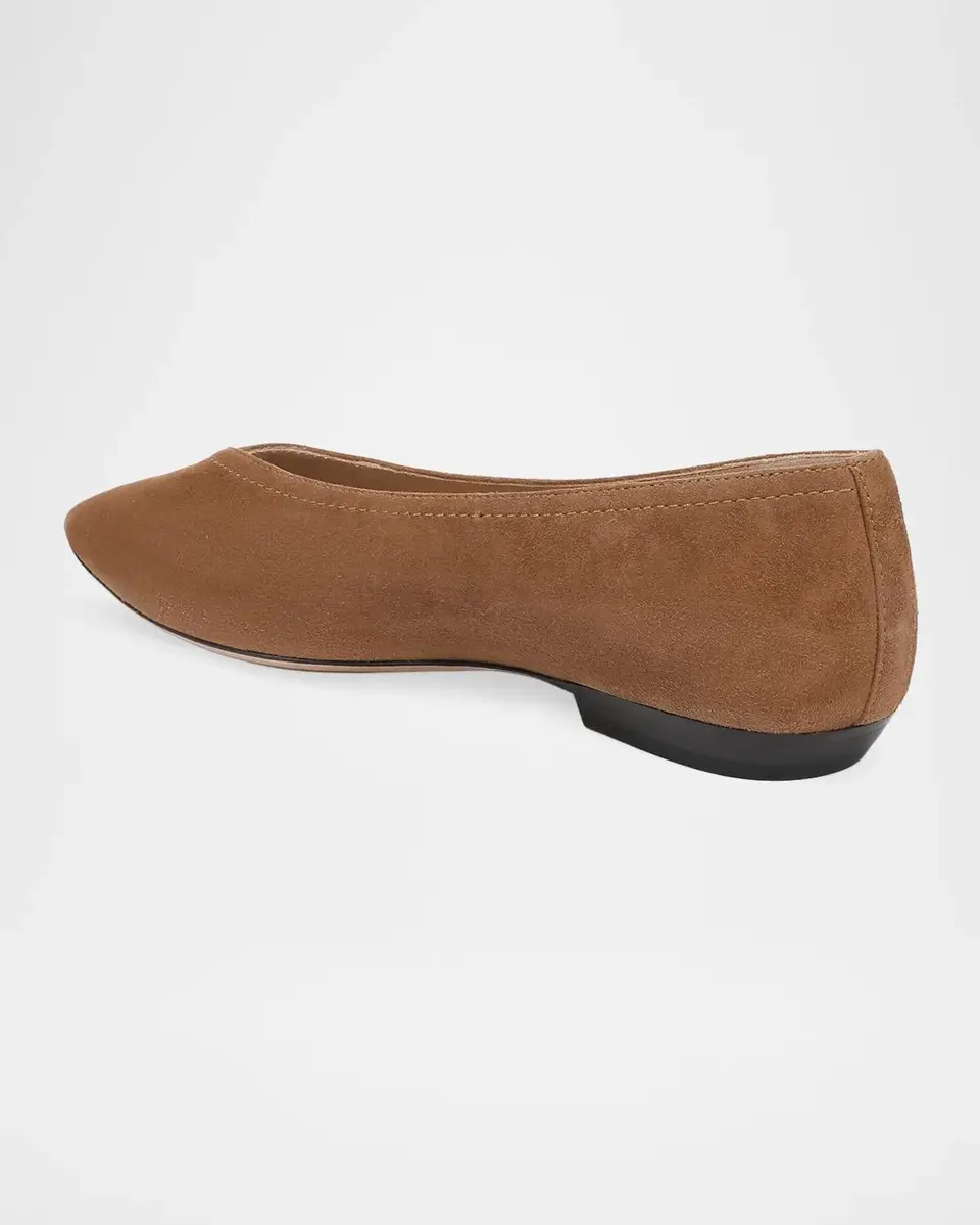 Veronica Beard Bancroft Suede Ballerina Flats | Thumbnail 3 Veronica Beard Bancroft Suede Ballerina Flats | Thumbnail 3