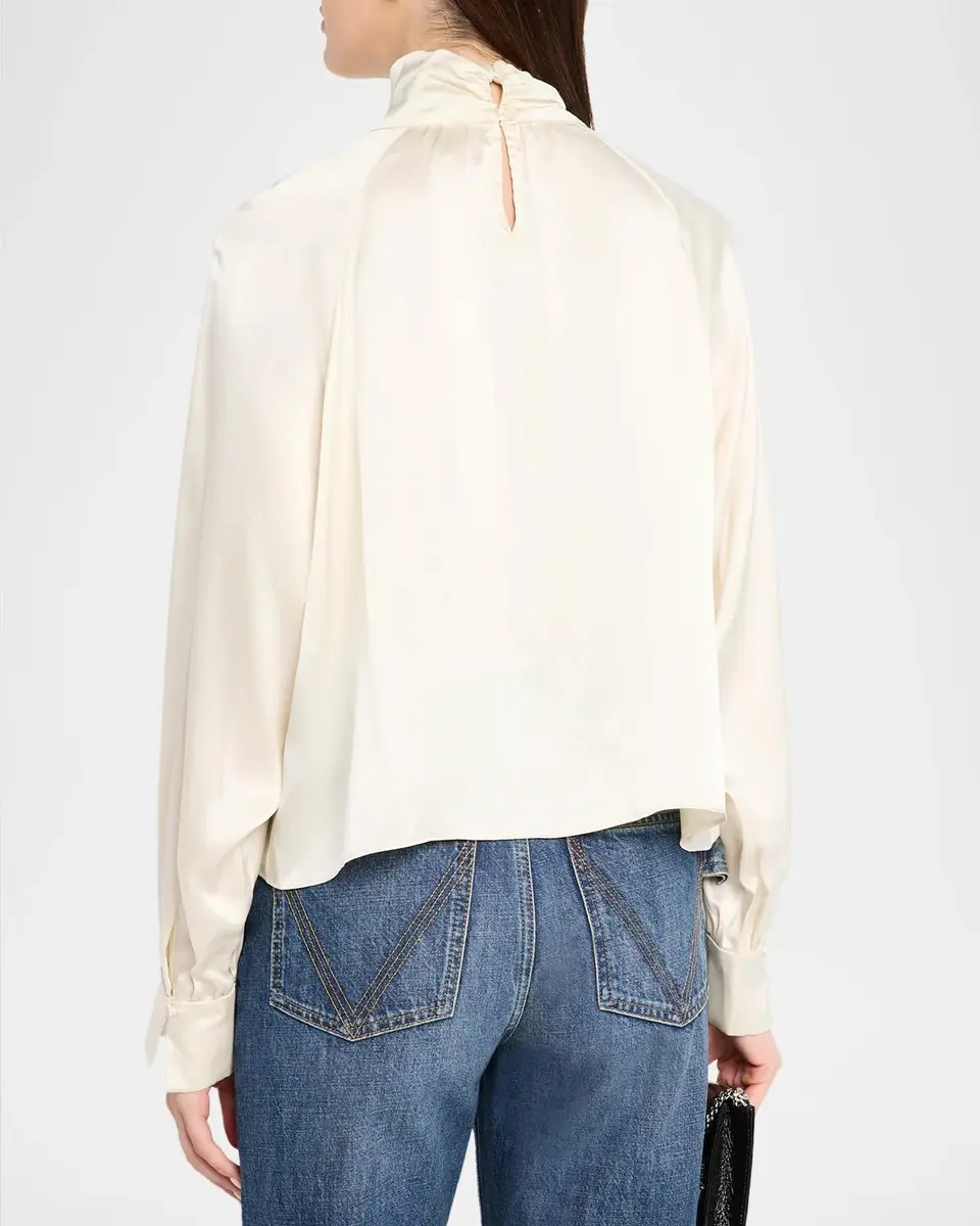 Sablyn Nadine Slouchy Silk Blouse | Thumbnail 3 Sablyn Nadine Slouchy Silk Blouse | Thumbnail 3