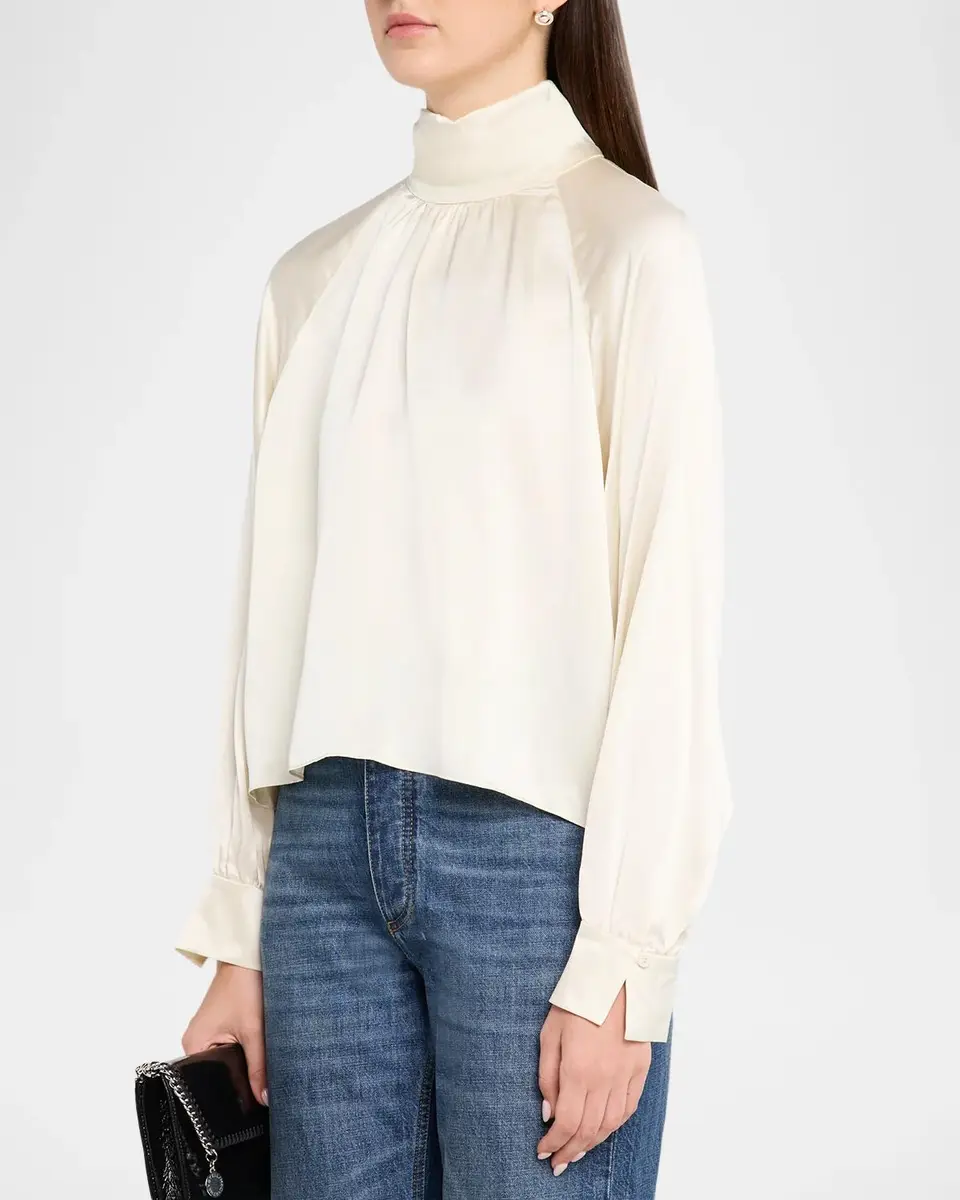 Sablyn Nadine Slouchy Silk Blouse | Thumbnail 4 Sablyn Nadine Slouchy Silk Blouse | Thumbnail 4