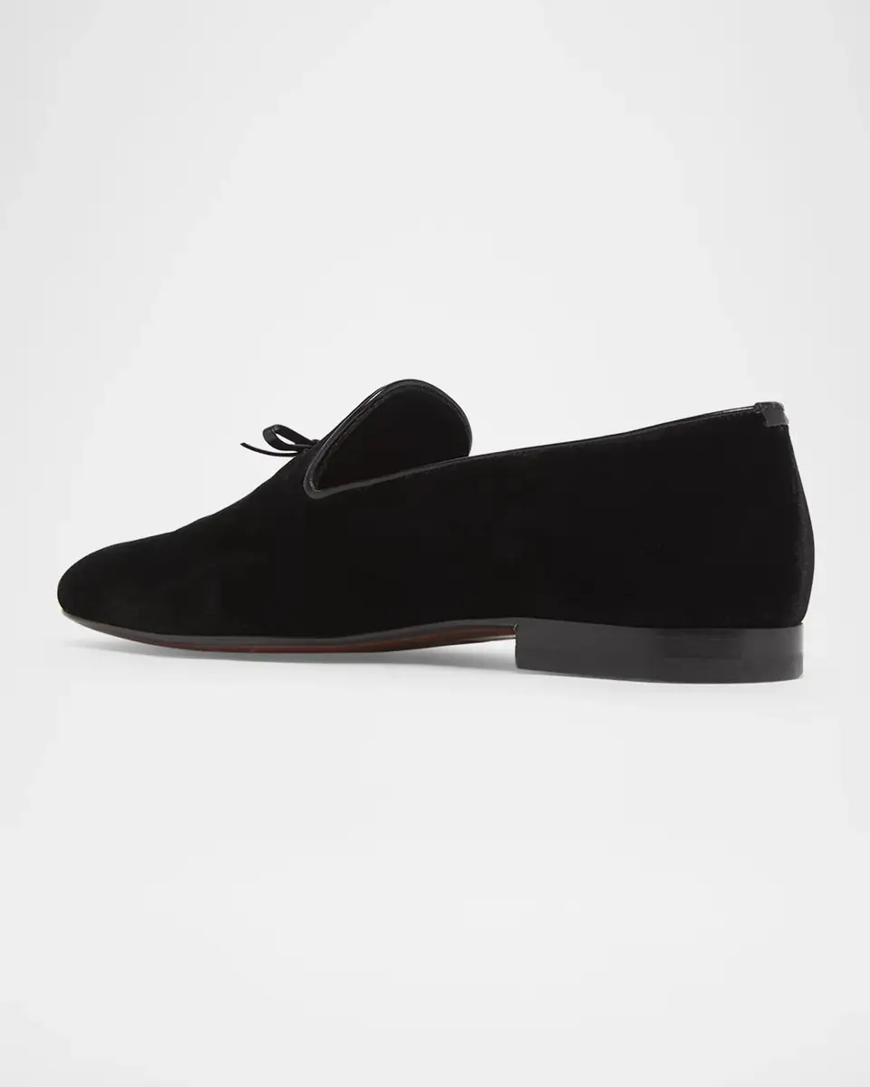 TOM FORD Boutique Men's Scott Velvet Loafer Slippers | Thumbnail 4 TOM FORD Boutique Men's Scott Velvet Loafer Slippers | Thumbnail 4