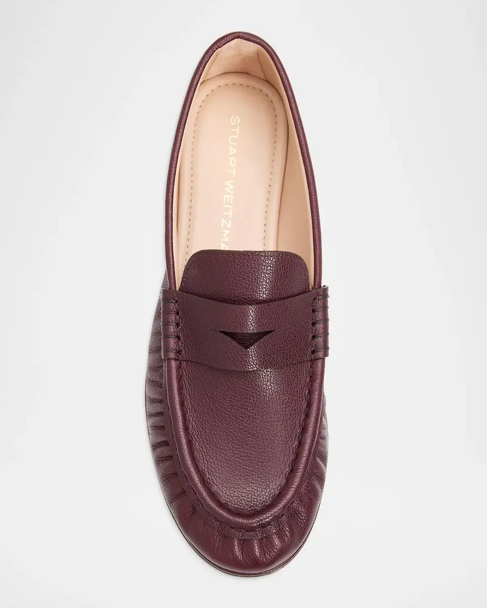 Stuart Weitzman Spencer Leather Penny Loafers | Thumbnail 6 Stuart Weitzman Spencer Leather Penny Loafers | Thumbnail 6