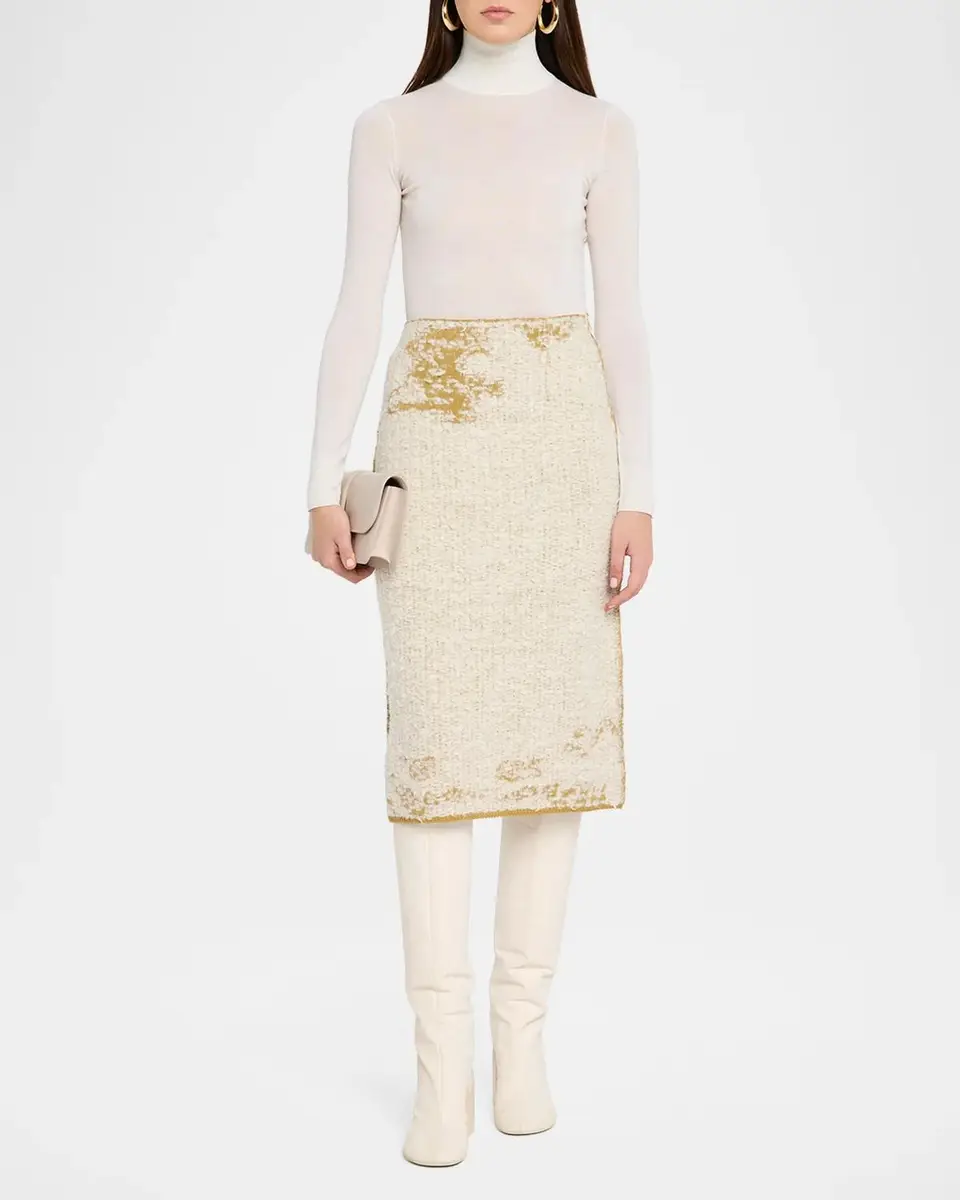MM6 MAISON MARGIELA Acid Knit Midi Skirt | Thumbnail 2 MM6 MAISON MARGIELA Acid Knit Midi Skirt | Thumbnail 2