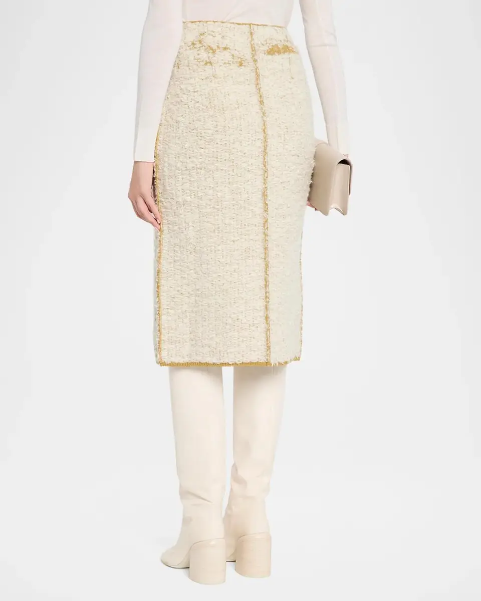 MM6 MAISON MARGIELA Acid Knit Midi Skirt | Thumbnail 3 MM6 MAISON MARGIELA Acid Knit Midi Skirt | Thumbnail 3