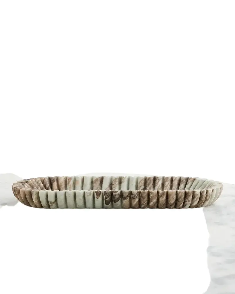 Scalloped Marble Tray Scalloped Marble Tray