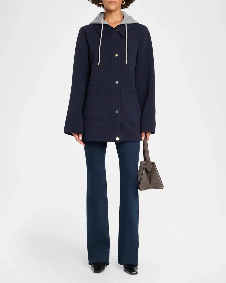 Veronica Beard Finn Hooded Jacket | Thumbnail 2 Veronica Beard Finn Hooded Jacket | Thumbnail 2