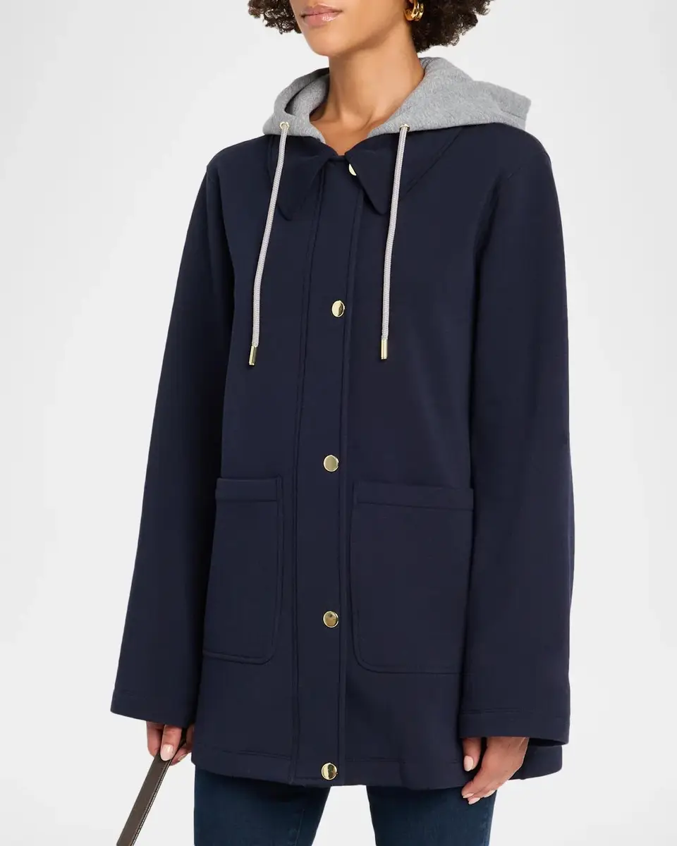 Veronica Beard Finn Hooded Jacket | Thumbnail 4 Veronica Beard Finn Hooded Jacket | Thumbnail 4