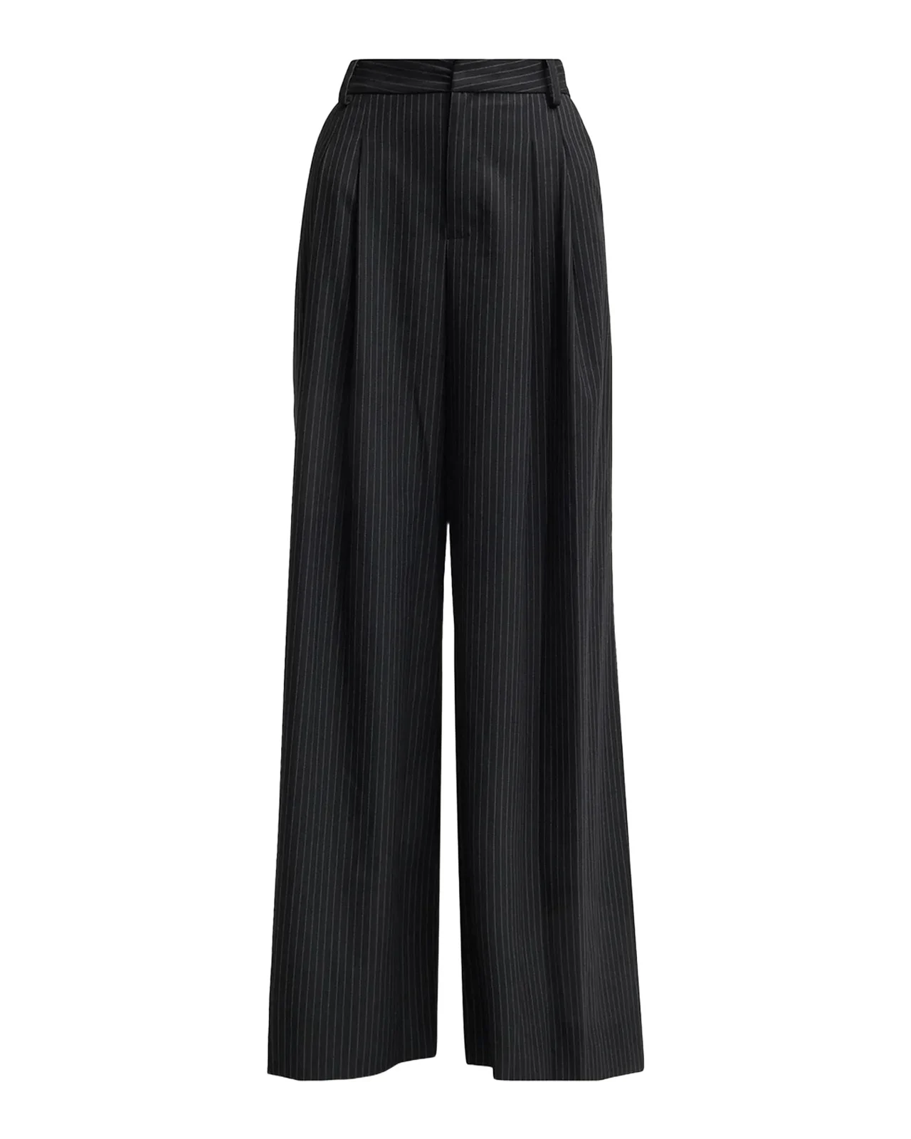 Chelsy Pleated Wide-Leg Pants