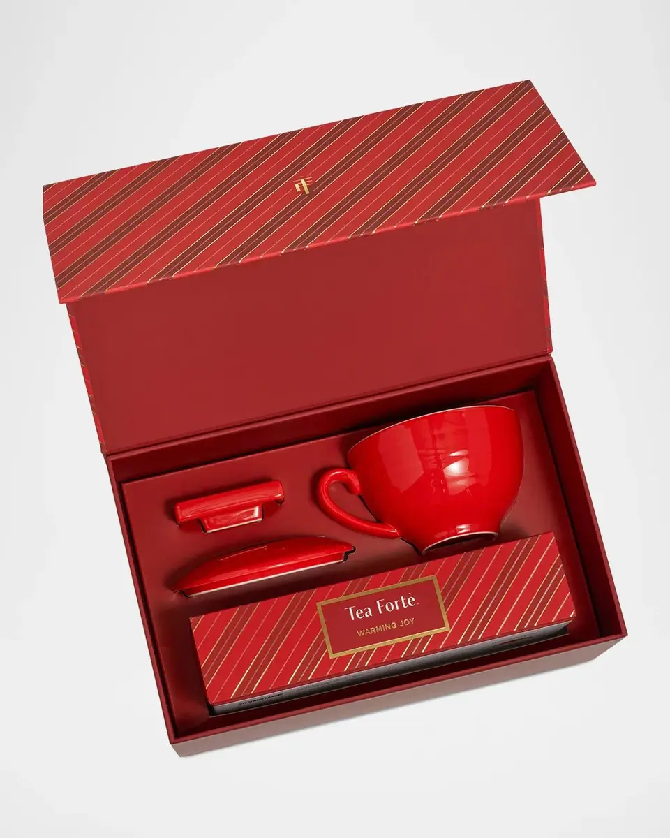 Tea Forte Warming Joy 3-Piece Gift Set for One | Thumbnail 2 Tea Forte Warming Joy 3-Piece Gift Set for One | Thumbnail 2