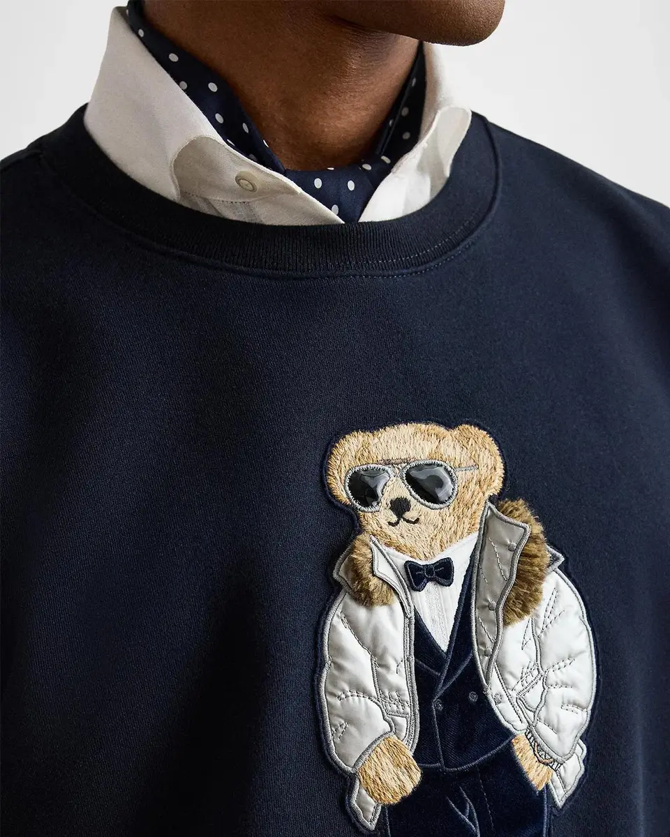 Ralph Lauren Men's Relaxed Fit Polo Bear Sweatshirt | Thumbnail 5 Ralph Lauren Men's Relaxed Fit Polo Bear Sweatshirt | Thumbnail 5