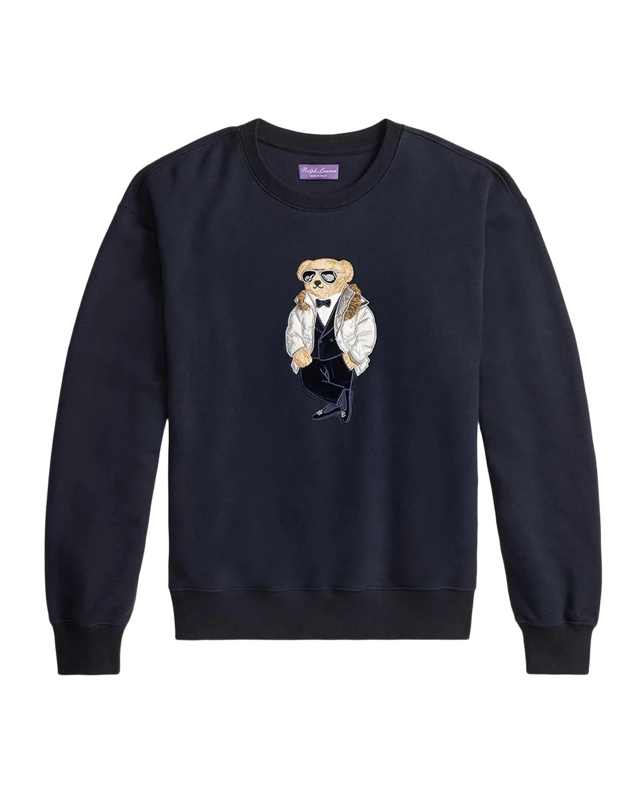 Men's Relaxed Fit Polo Bear Sweatshirt