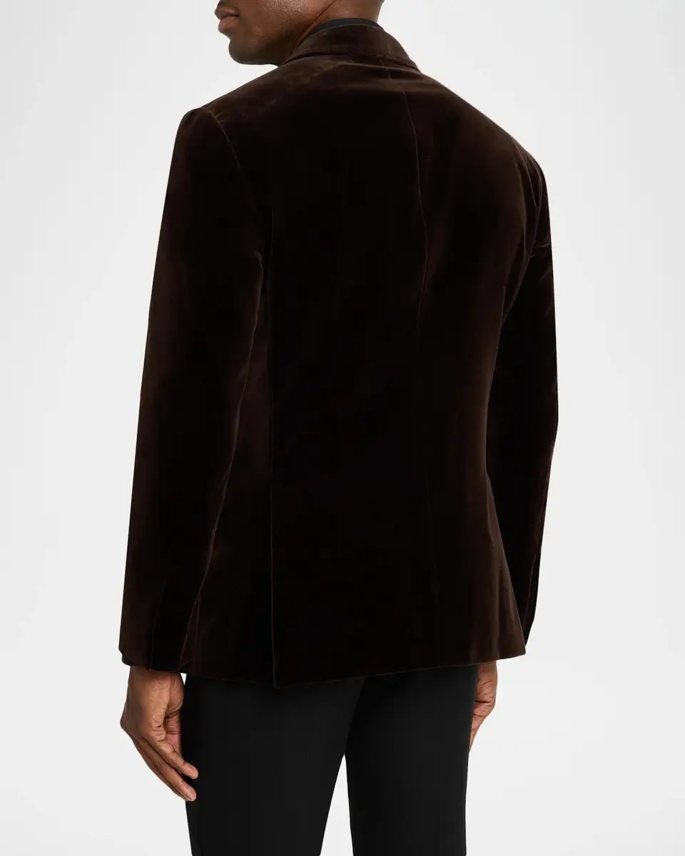 Ralph Lauren Men's Kent Hand-Tailored Velvet Jacket | Thumbnail 3 Ralph Lauren Men's Kent Hand-Tailored Velvet Jacket | Thumbnail 3