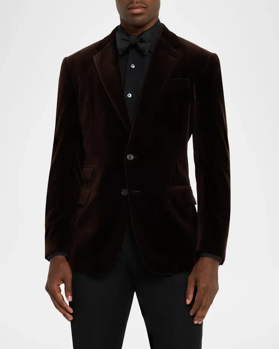 Ralph Lauren Men's Kent Hand-Tailored Velvet Jacket | Thumbnail 4 Ralph Lauren Men's Kent Hand-Tailored Velvet Jacket | Thumbnail 4