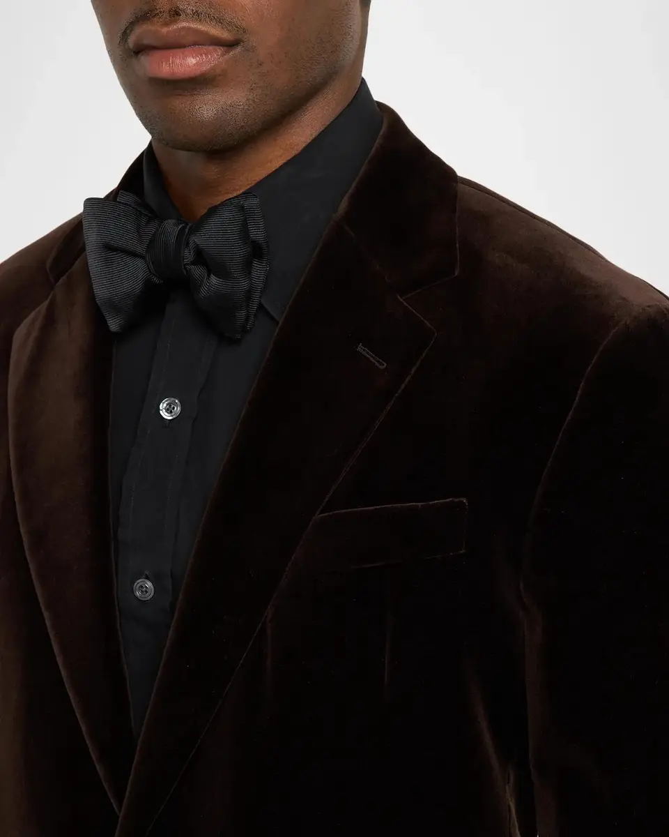 Ralph Lauren Men's Kent Hand-Tailored Velvet Jacket | Thumbnail 5 Ralph Lauren Men's Kent Hand-Tailored Velvet Jacket | Thumbnail 5