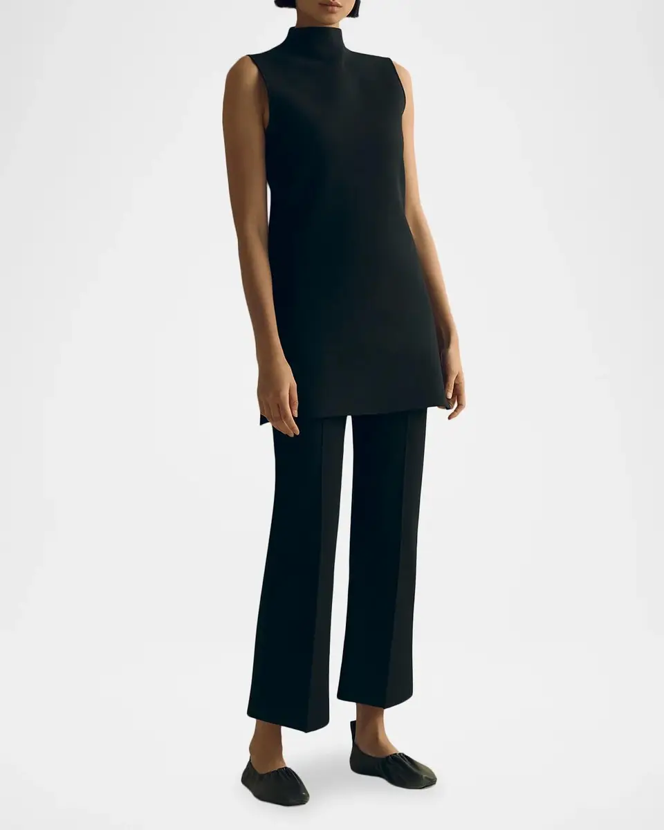 Lafayette 148 New York Foley Straight-Leg Matte Crepe Pants | Thumbnail 2 Lafayette 148 New York Foley Straight-Leg Matte Crepe Pants | Thumbnail 2