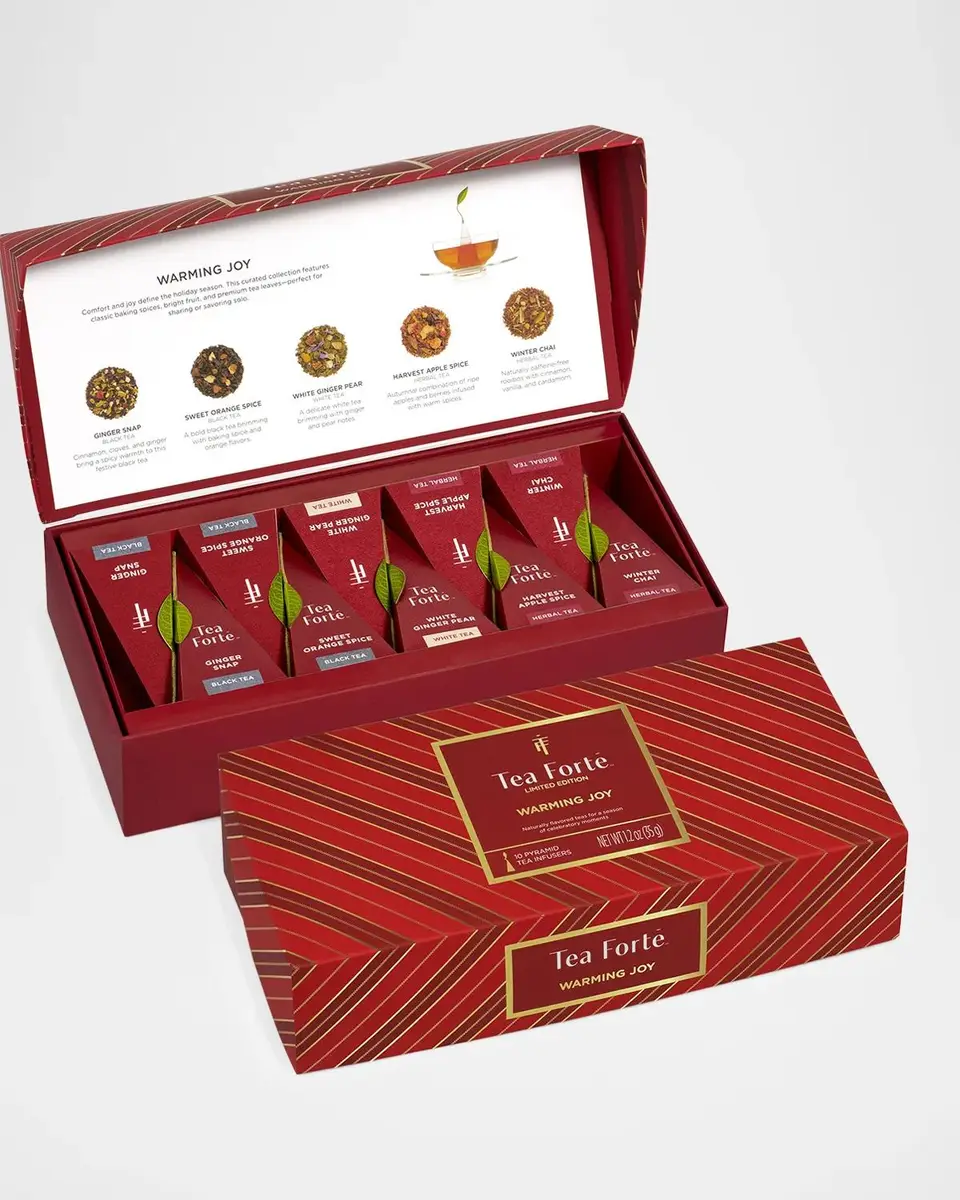 Tea Forte Warming Joy Petite Presentation Box | Thumbnail 2 Tea Forte Warming Joy Petite Presentation Box | Thumbnail 2