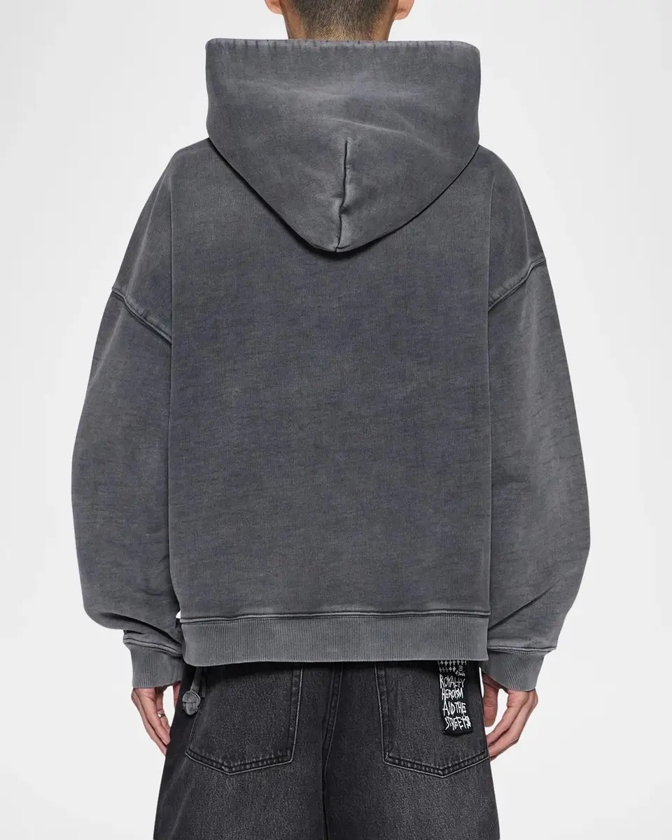 Ksubi Men's Logo-Embroidered Cotton Hoodie | Thumbnail 3 Ksubi Men's Logo-Embroidered Cotton Hoodie | Thumbnail 3