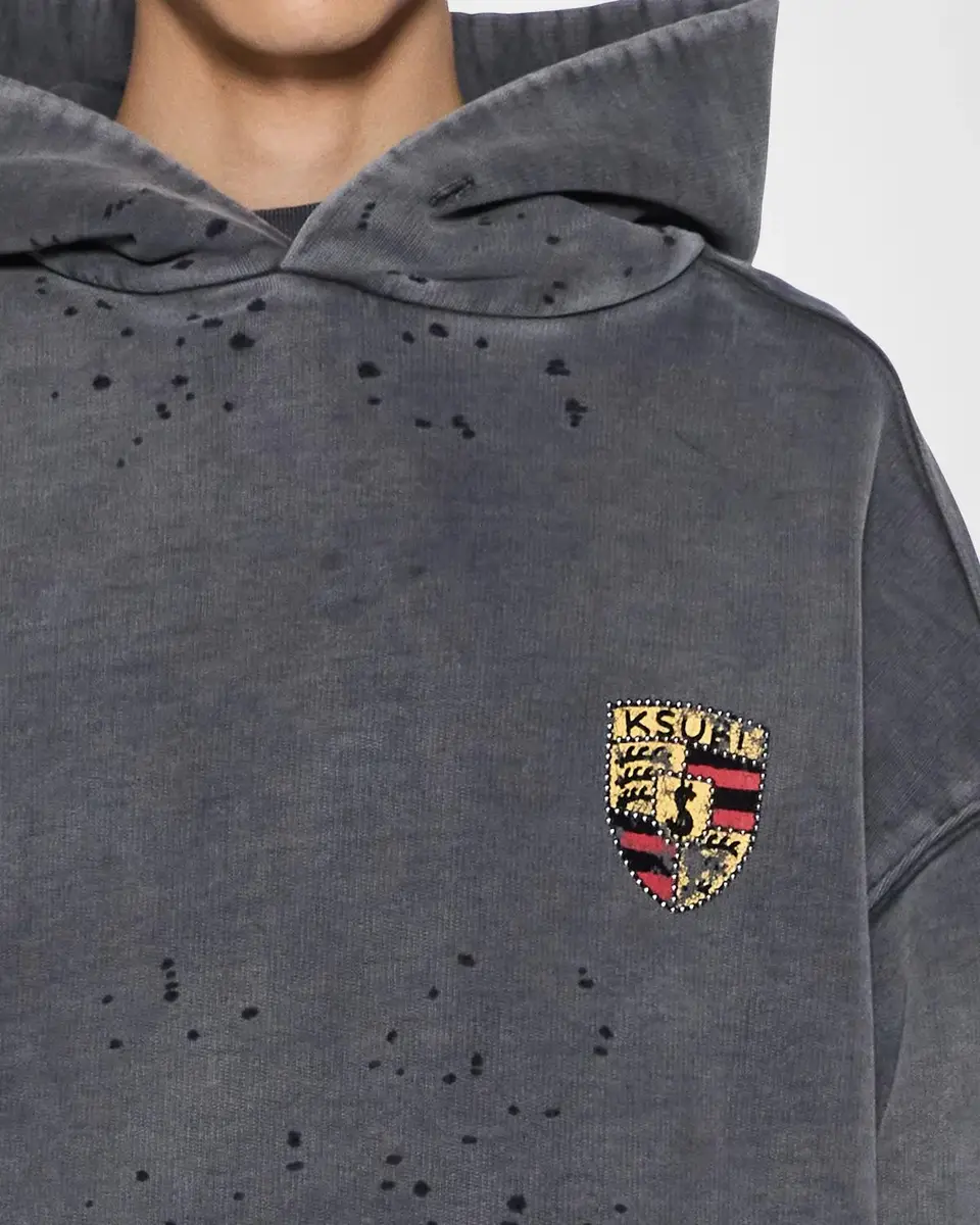 Ksubi Men's Logo-Embroidered Cotton Hoodie | Thumbnail 5 Ksubi Men's Logo-Embroidered Cotton Hoodie | Thumbnail 5