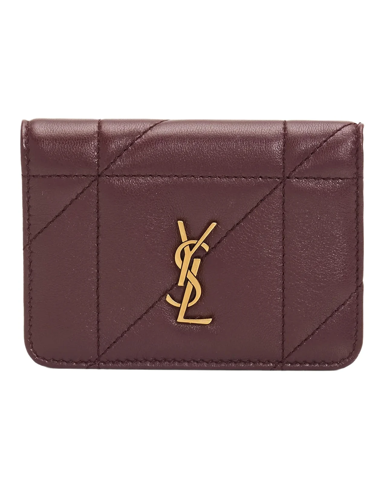 Saint Laurent Jamie Leather Bifold Card Case