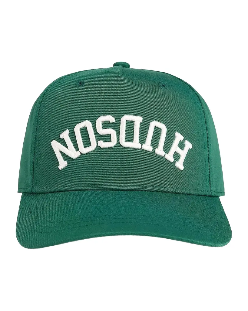 Hudson Men's Embroidered Reverse Logo Baseball Cap