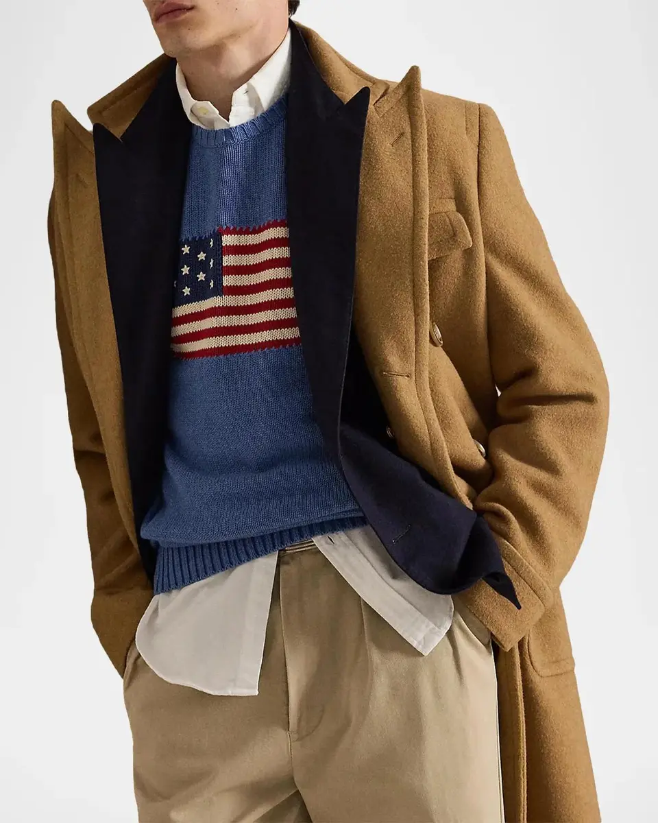 Polo Ralph Lauren Men's The Iconic Flag Sweater | Thumbnail 2 Polo Ralph Lauren Men's The Iconic Flag Sweater | Thumbnail 2