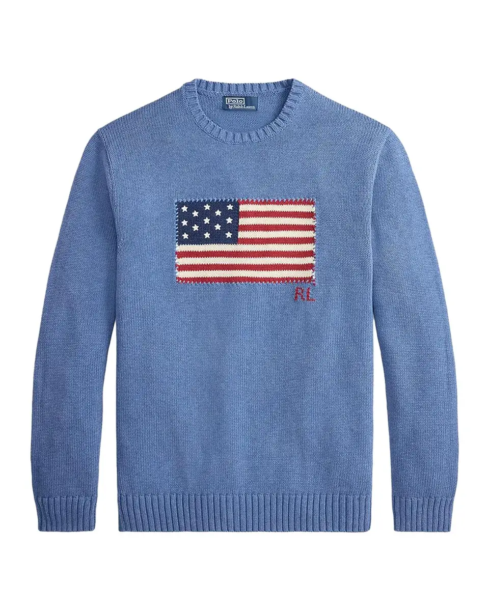 Polo Ralph Lauren Men's The Iconic Flag Sweater | Thumbnail 3 Polo Ralph Lauren Men's The Iconic Flag Sweater | Thumbnail 3