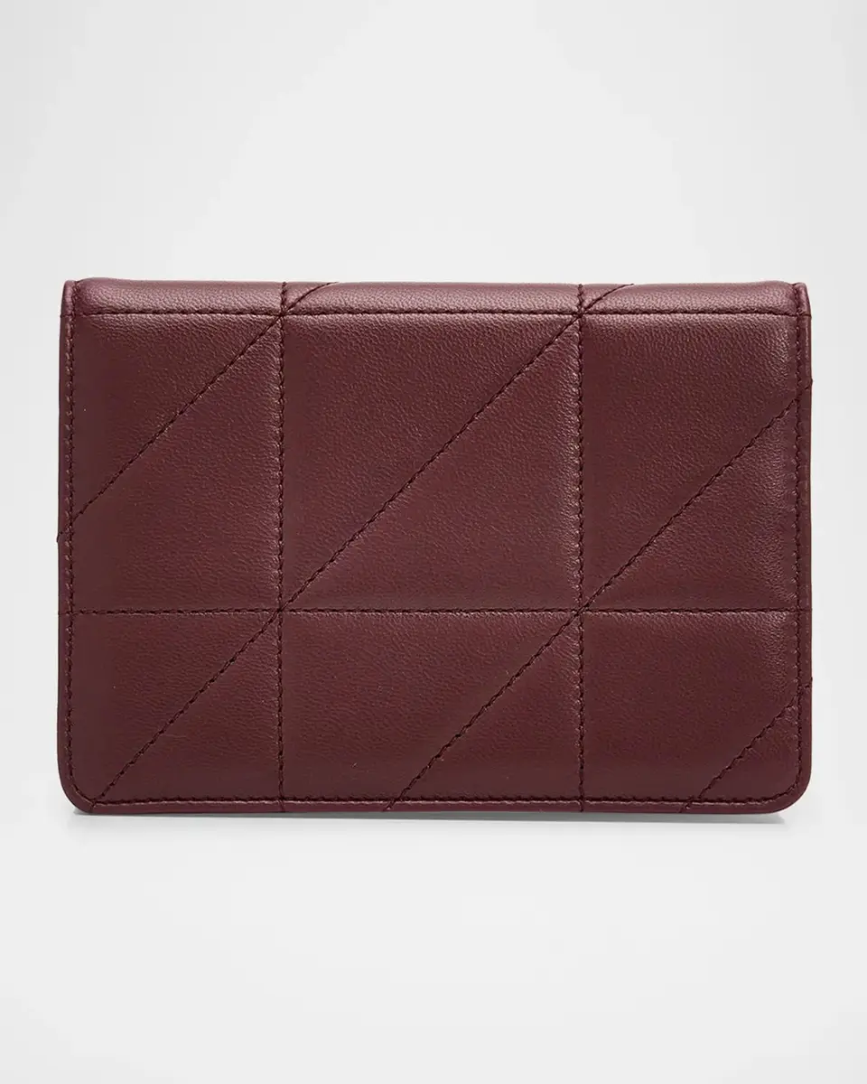 Saint Laurent Jamie Leather Passport Holder | Thumbnail 4 Saint Laurent Jamie Leather Passport Holder | Thumbnail 4