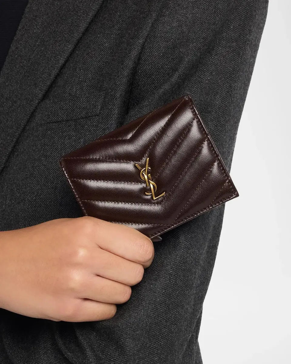 Saint Laurent Cassandre Quilted Leather Wallet | Thumbnail 2