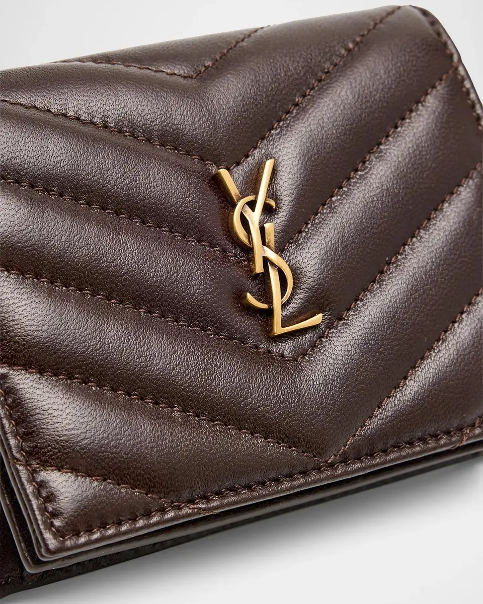 Saint Laurent Cassandre Quilted Leather Wallet | Thumbnail 5