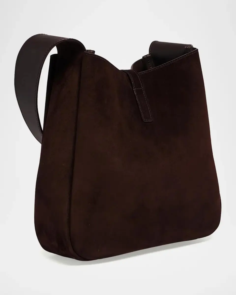Saint Laurent Le 5 À 7 Logo Suede Crossbody Bag | Thumbnail 2 Saint Laurent Le 5 À 7 Logo Suede Crossbody Bag | Thumbnail 2