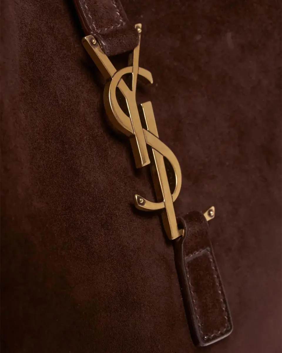 Saint Laurent Le 5 À 7 Logo Suede Crossbody Bag | Thumbnail 5 Saint Laurent Le 5 À 7 Logo Suede Crossbody Bag | Thumbnail 5