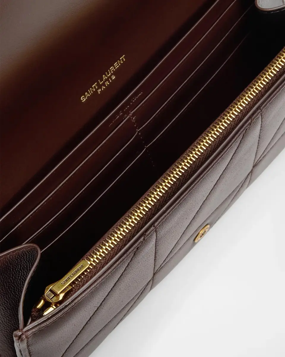 Saint Laurent Jamie Leather Clutch | Thumbnail 4 Saint Laurent Jamie Leather Clutch | Thumbnail 4