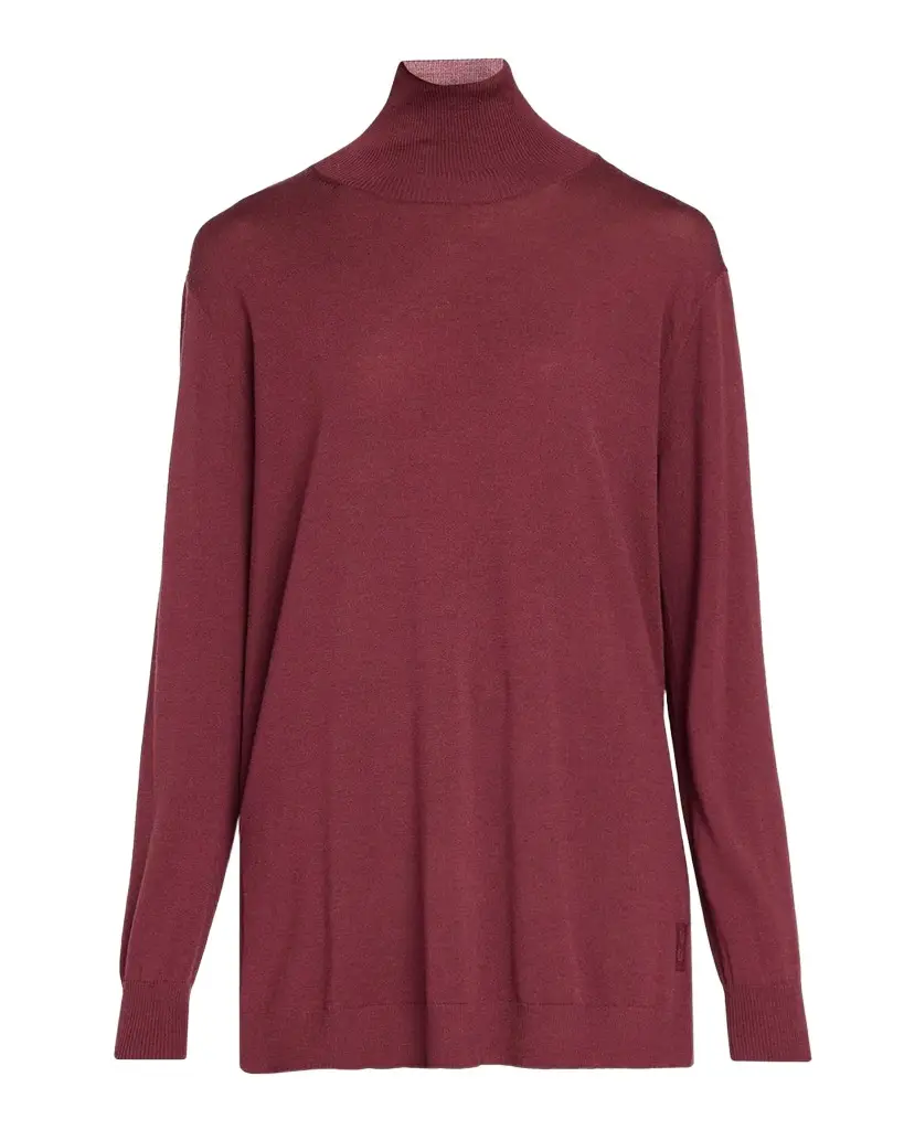 Lafayette 148 New York Merino Wool Turtleneck Sweater