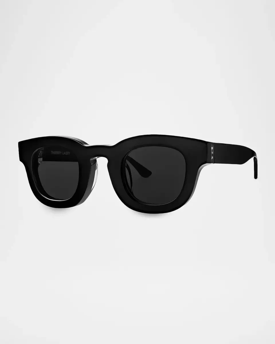 Thierry Lasry Men's Silvery 101 Acetate Rectangular Sunglasses | Thumbnail 2 Thierry Lasry Men's Silvery 101 Acetate Rectangular Sunglasses | Thumbnail 2