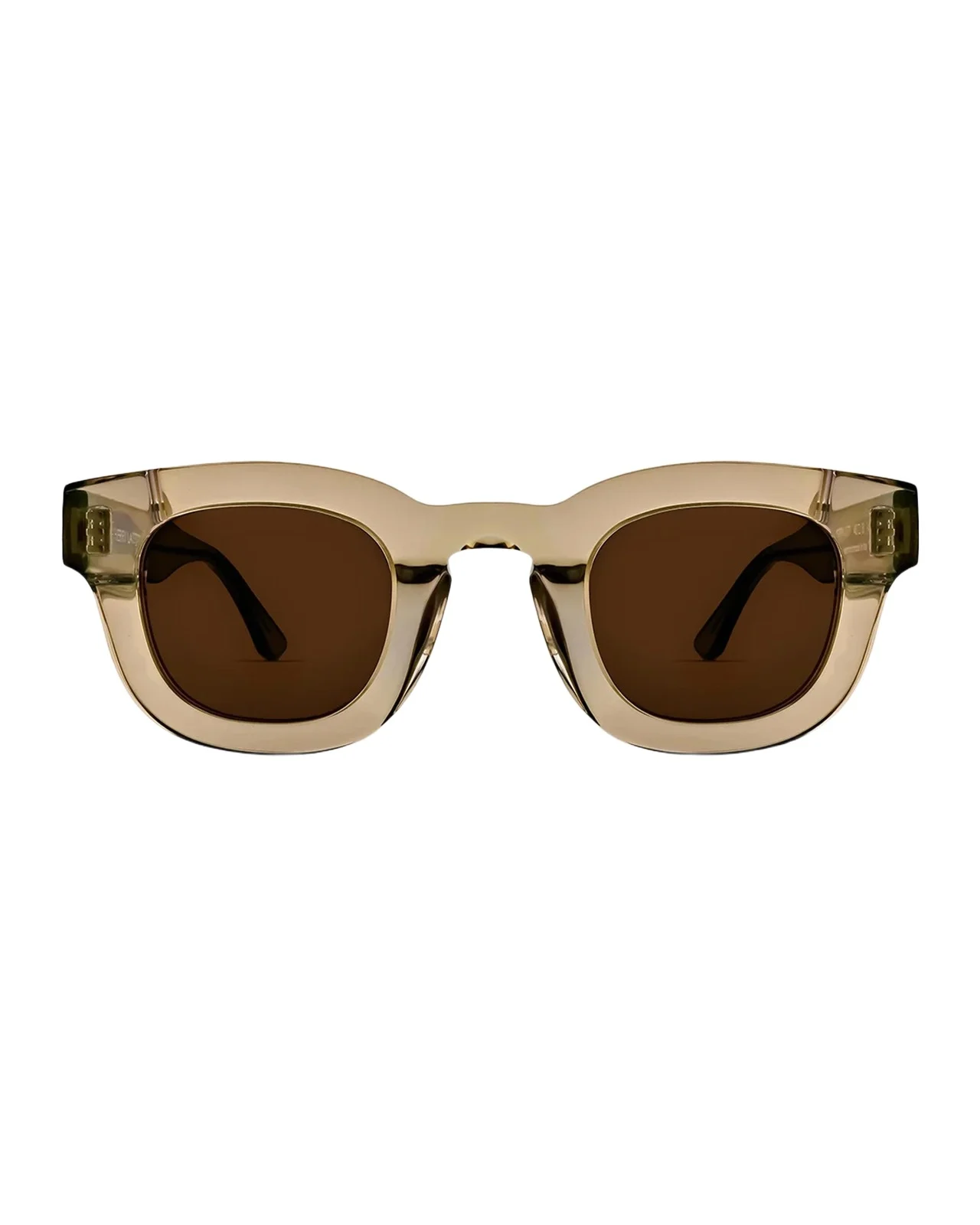 Men's Silvery 177 Acetate Rectangle Sunglasses Men's Silvery 177 Acetate Rectangle Sunglasses