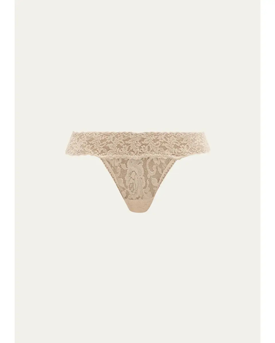 Hanky Panky Rolled Low-Rise Lace Thong | Thumbnail 3 Hanky Panky Rolled Low-Rise Lace Thong | Thumbnail 3