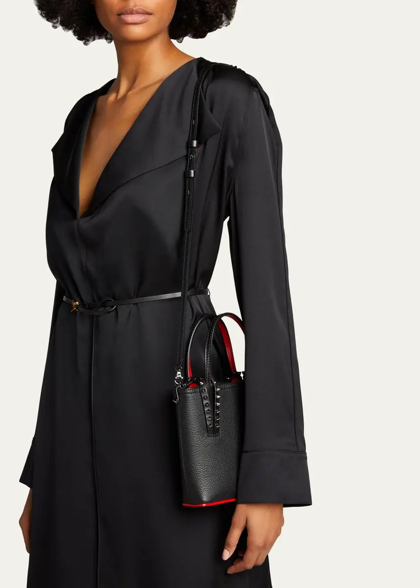 Christian Louboutin Cabata N/S Mini Tote in Grained Leather | Thumbnail 2