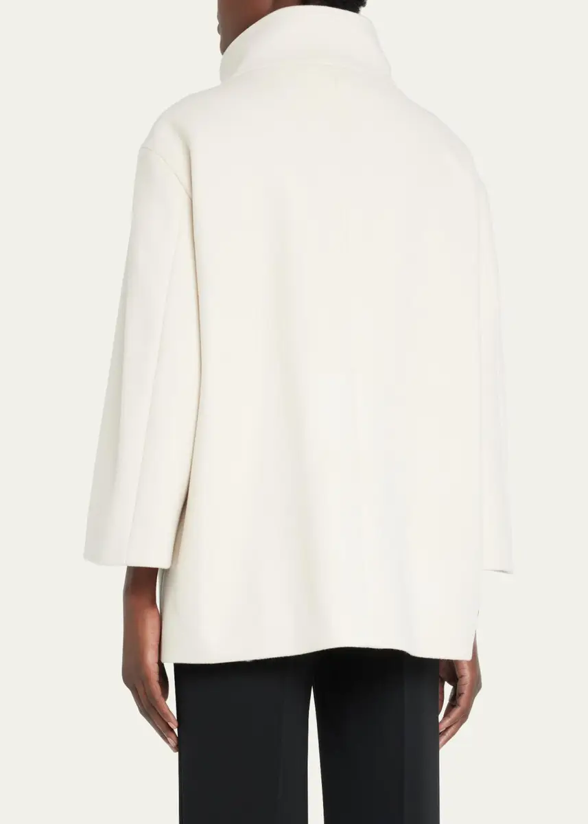 Akris punto Felted Wool Car Coat | Thumbnail 3 Akris punto Felted Wool Car Coat | Thumbnail 3