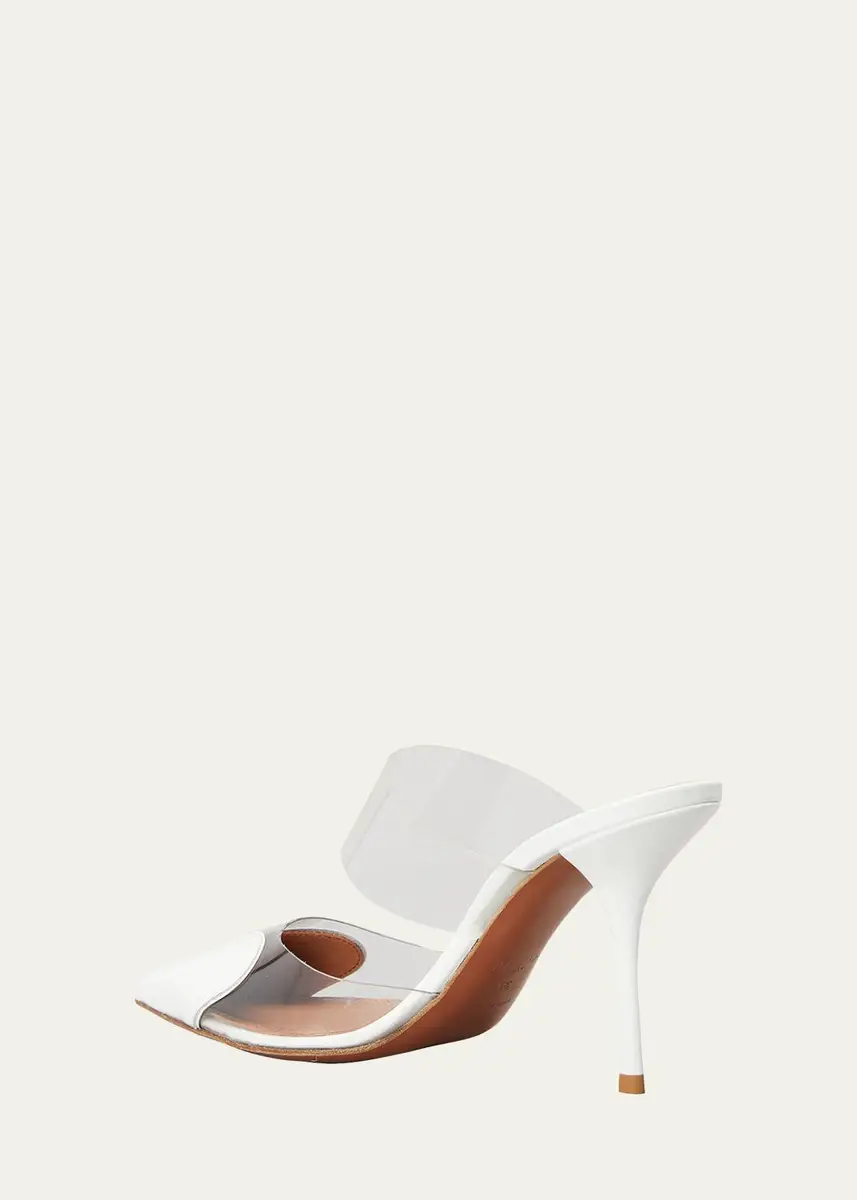 Alaïa Coeur Clear Cap-Toe Mule Pumps | Thumbnail 3 Alaïa Coeur Clear Cap-Toe Mule Pumps | Thumbnail 3
