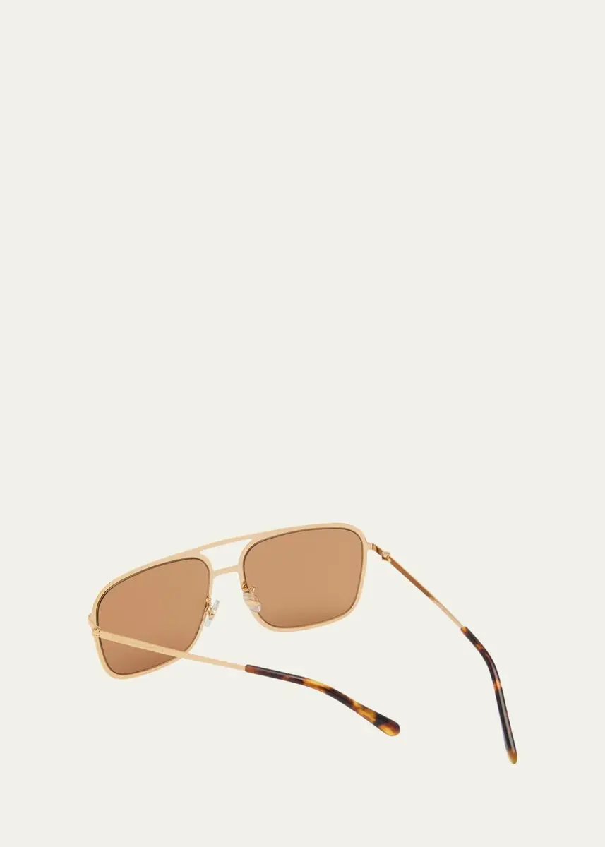 Stella McCartney Pilot Metal Alloy & Plastic Aviator Sunglasses | Thumbnail 2 Stella McCartney Pilot Metal Alloy & Plastic Aviator Sunglasses | Thumbnail 2