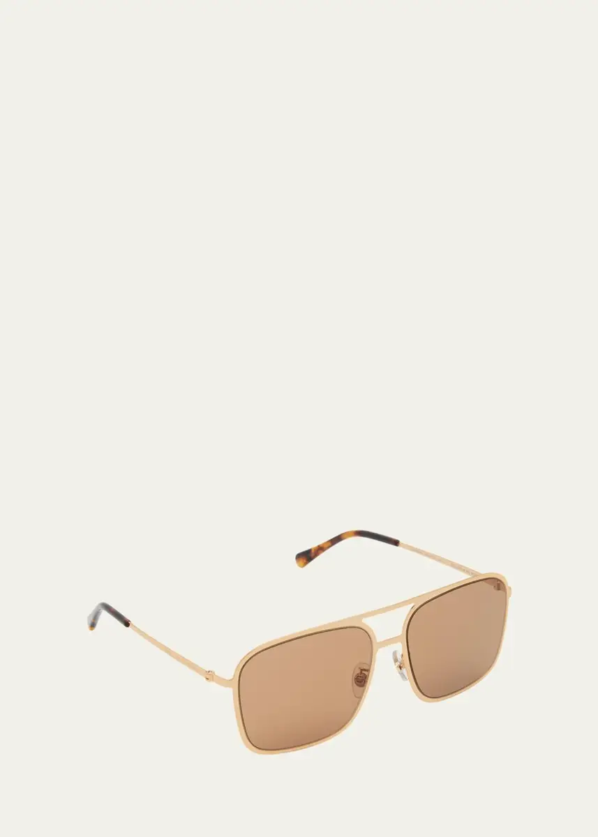 Stella McCartney Pilot Metal Alloy & Plastic Aviator Sunglasses | Thumbnail 3 Stella McCartney Pilot Metal Alloy & Plastic Aviator Sunglasses | Thumbnail 3